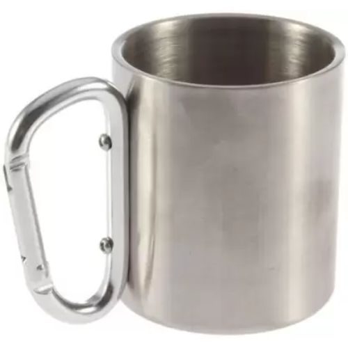 STAINLESS MUG WITH HOOK