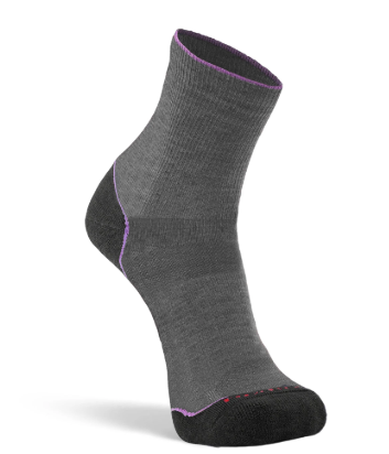 2509 BASE CAMP 2.0 LW QTR CREW - WOMEN'S - GREY/CHARCOAL