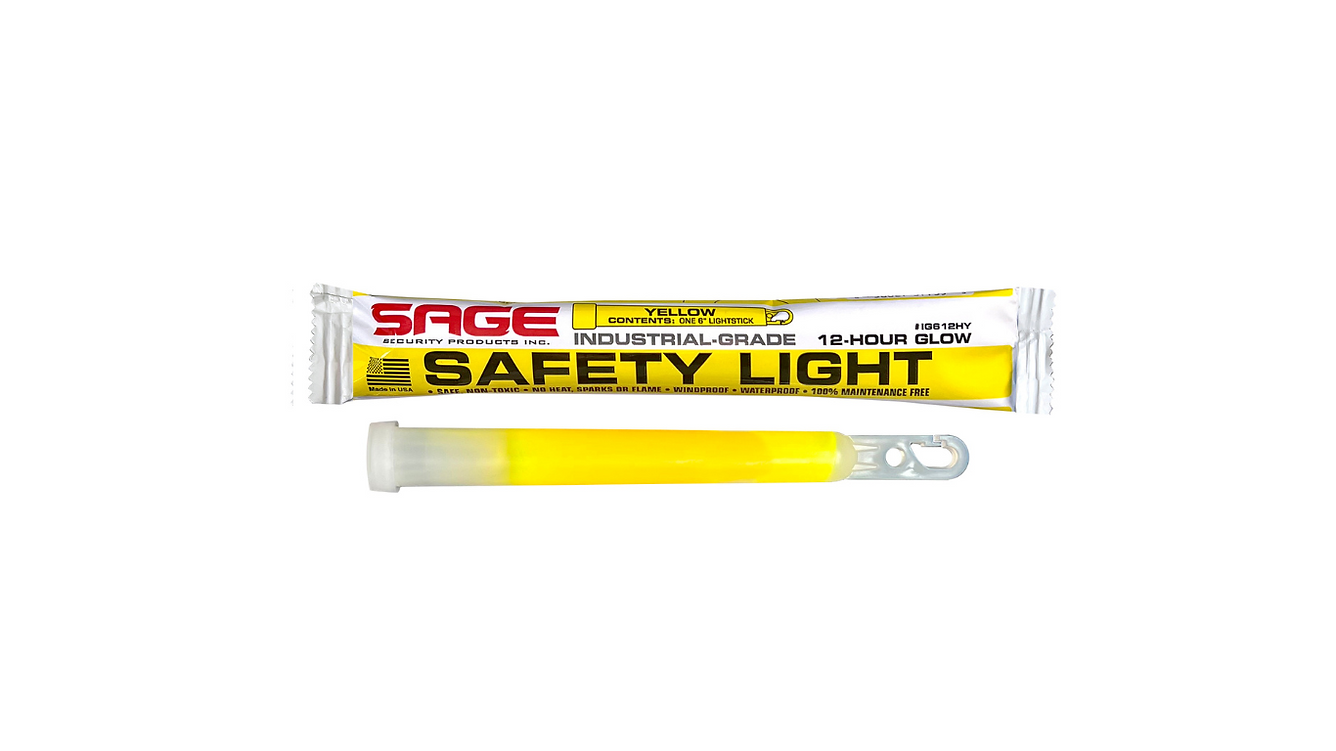 Light Stick Yellow 6" - 12 hours
