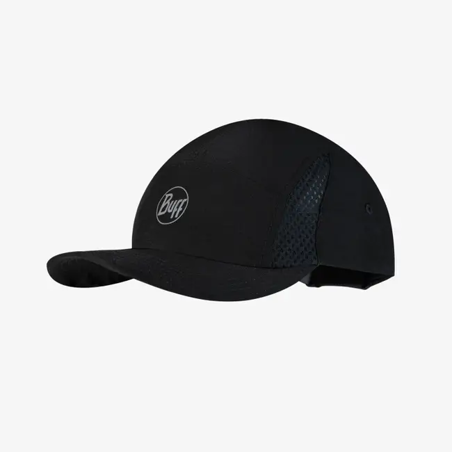 5 PANEL GO CAP SOLID BLACK