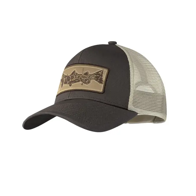 EXPLORE TRUCKER CAP LAKE RIVER KHAKI