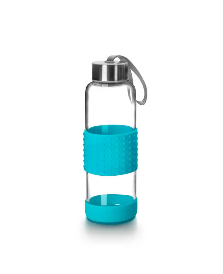 IBILI GLASS BOTTLE SKY 500ML BLUE 745905A