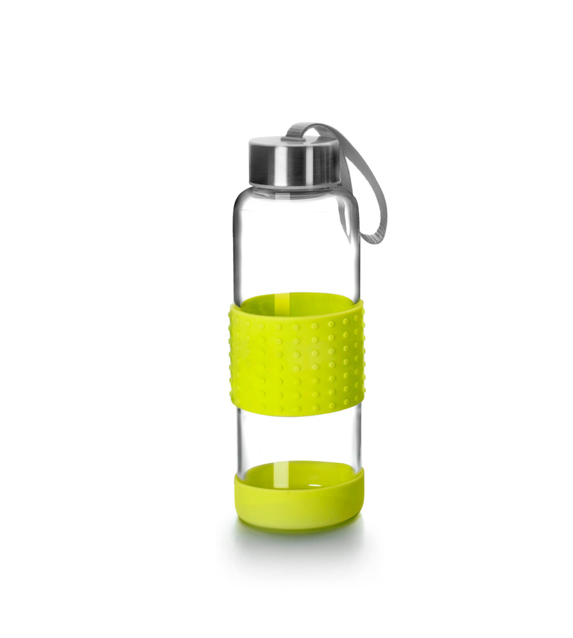 IBILI GLASS BOTTLE SKY 500ML GREEN 745905V