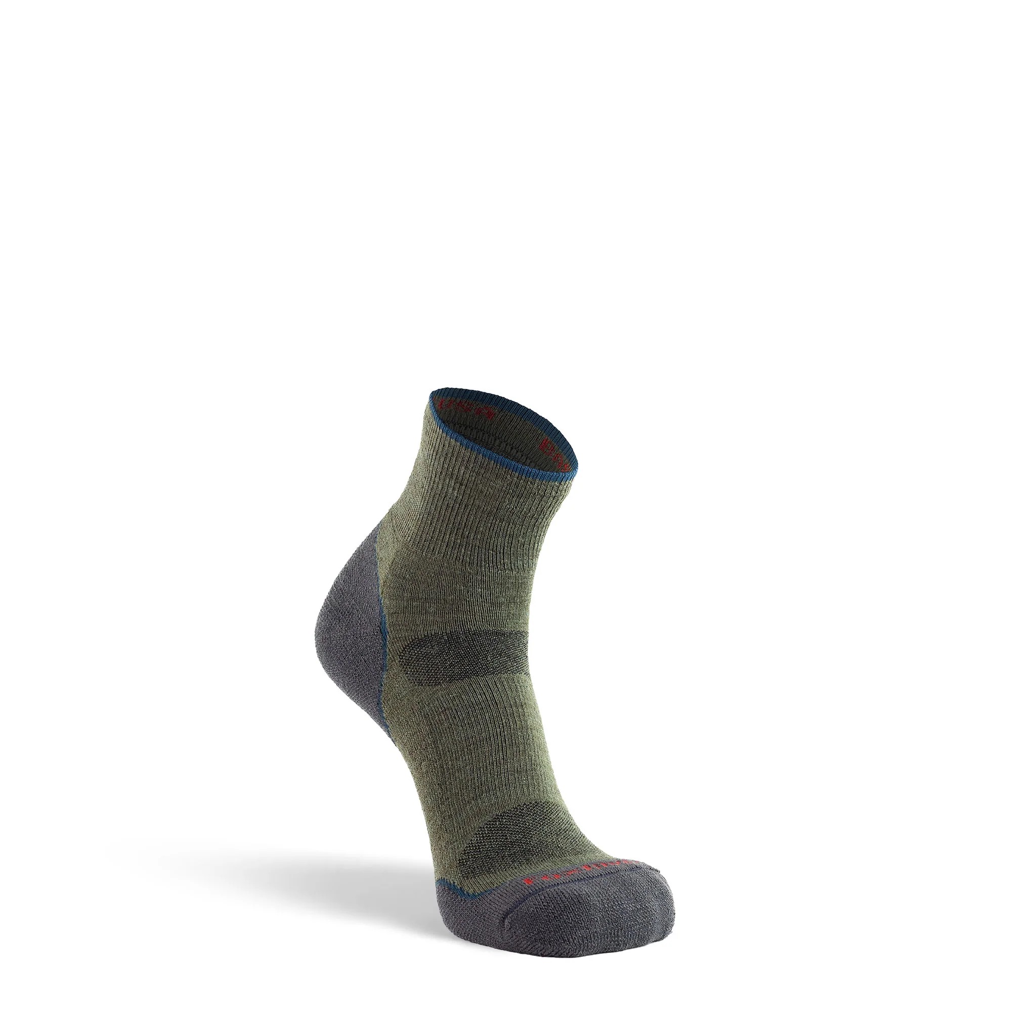 BASE CAMP 2.0 LW QTR CREW  OLIVE/CHARCOAL 2409