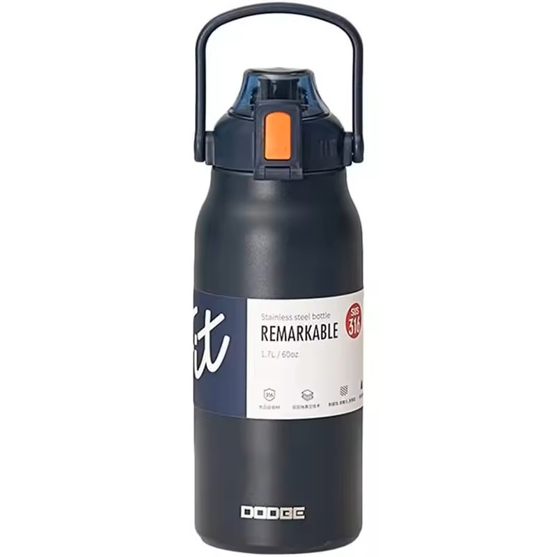 STAINLESS STEEL BOTTLE REMARKABLE 1.7L NAVY