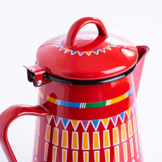 HISTORICAL TEA POT - 1.8L RED 22-3190