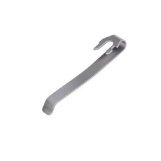 QUICK-RELEASE POCKET CLIP-MATTE SILVER