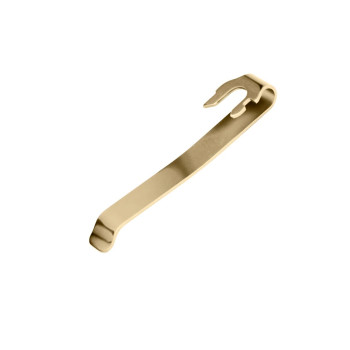 QUICK-RELEASE POCKET CLIP-BRASS PVD